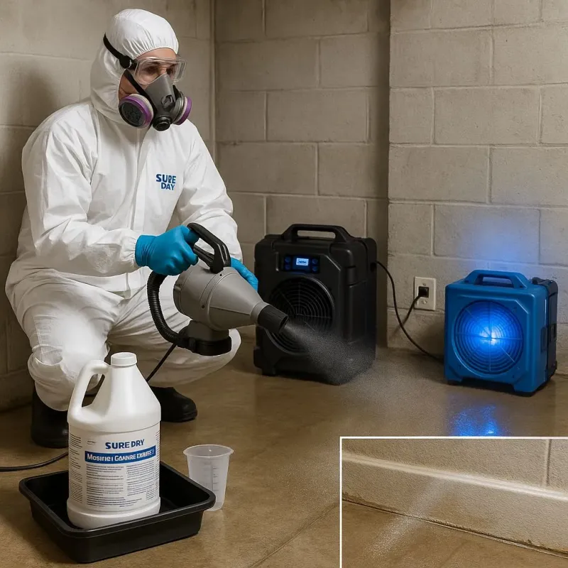 Sanitization and Odor Removal process in Wixom, MI