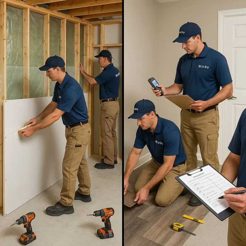 Repairs and Reconstruction process in Wixom, MI