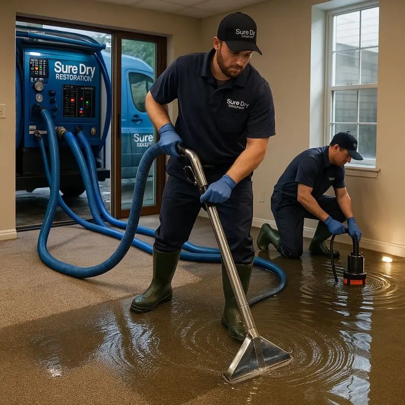 Water Extraction and Removal process in Wixom, MI